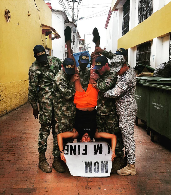 Arrestation par des militaires