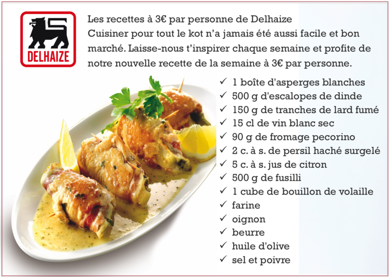 Ingrédient de la roulade de dinde