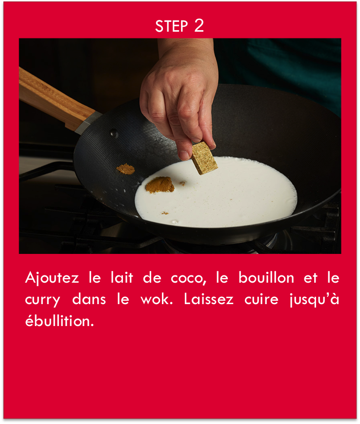 Ajoutez le lait