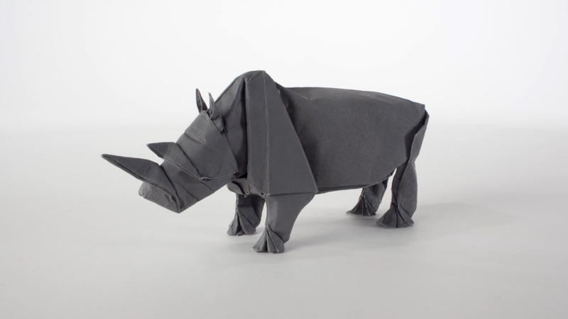 Origami Rhino