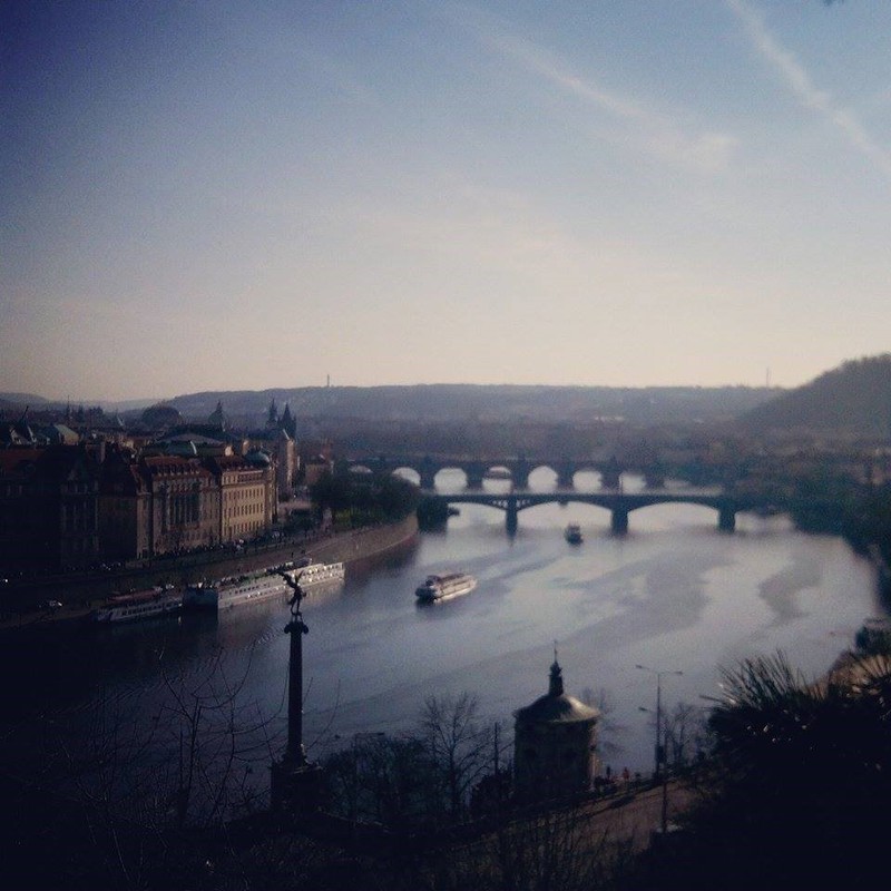 vue sur prague depuis mon kot