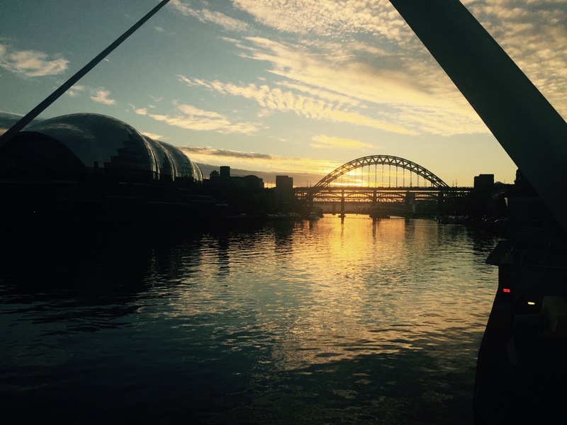 Tyne coucher du soleil