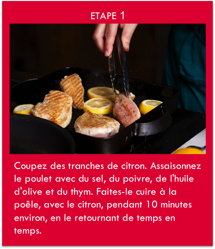 grille le poulet