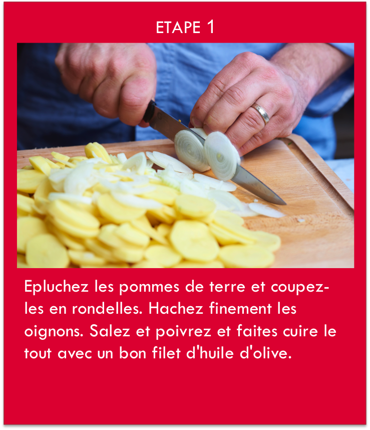 ON coupe les patates