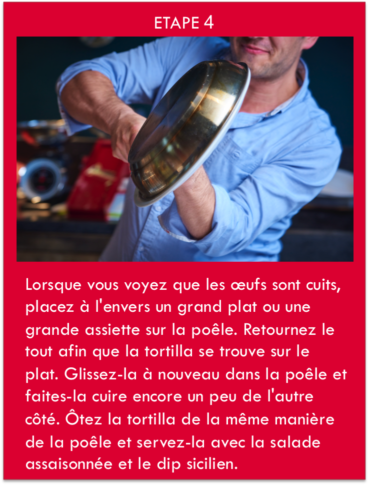 retourner la poêle