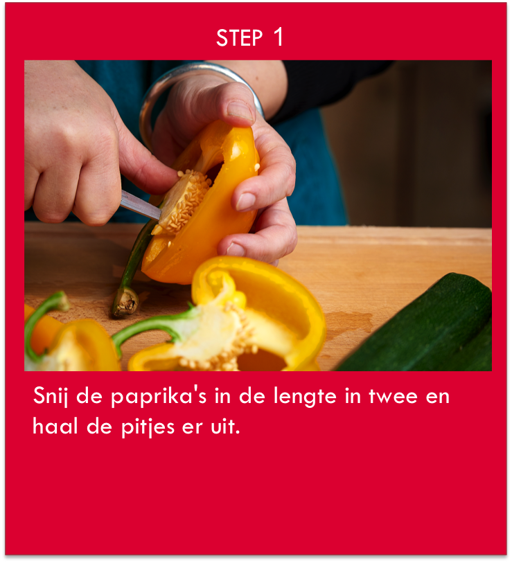 paprika's bereiden