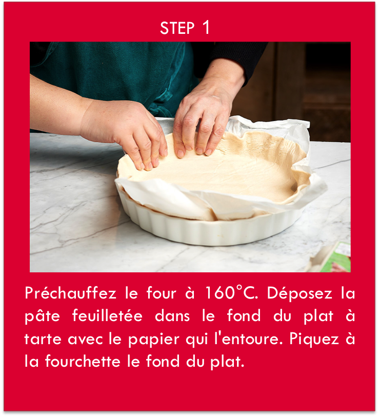 préchauffer le four pour cuire une quiche