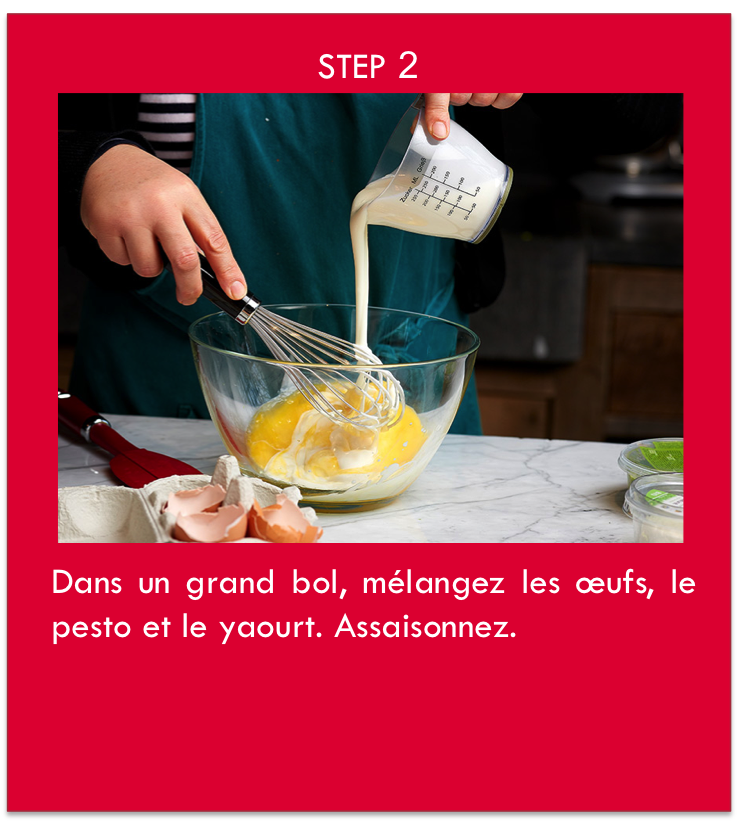 mélanger les oeufs