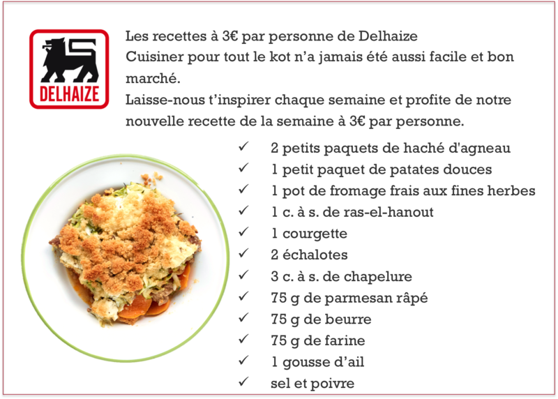 recette pour ton kot