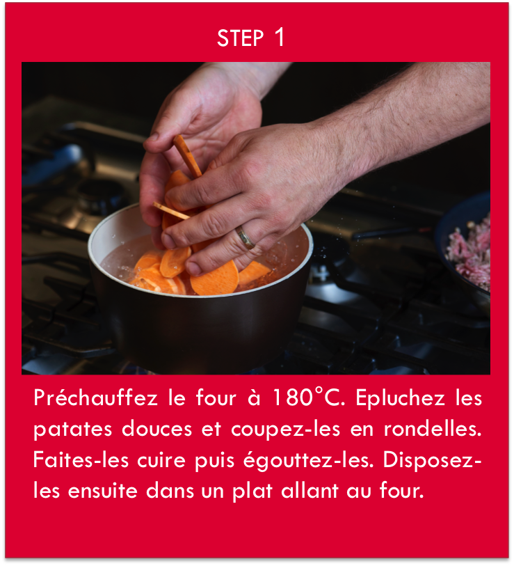 cuire des patates douces pour le kot