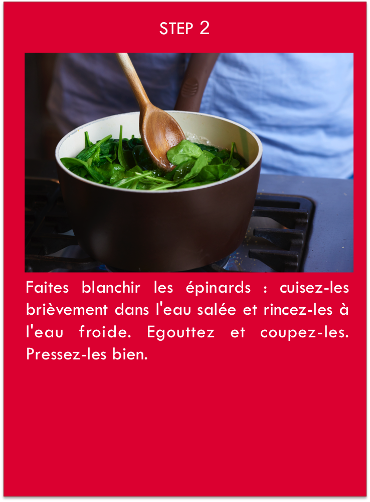 blanchier les épinards