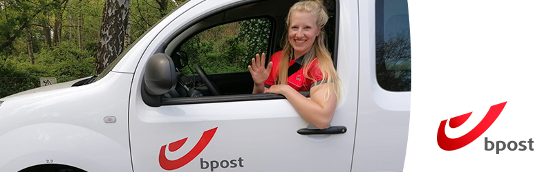 studenten bij bpost voor de zomervakantie