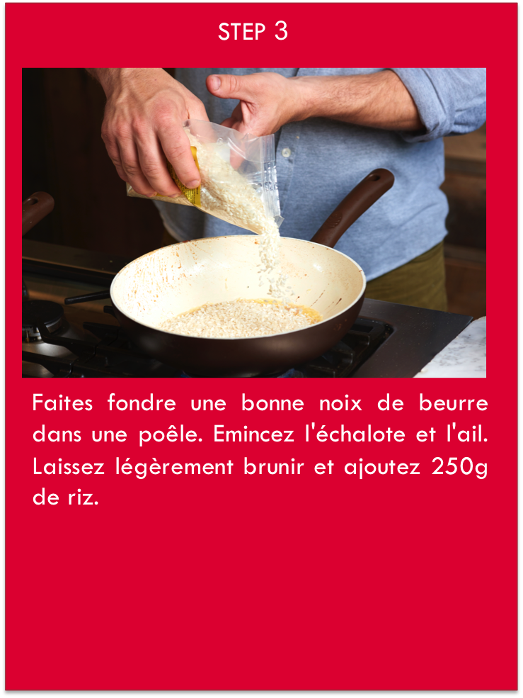 beurre dans le risotto