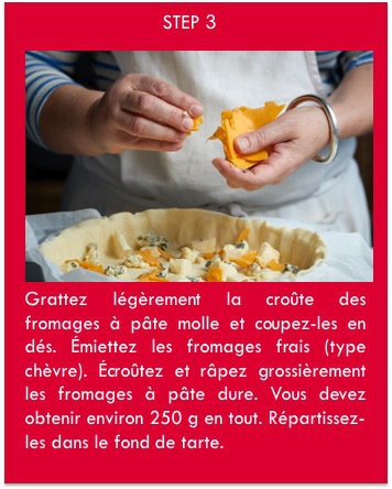rajouter le fromage à la préparation