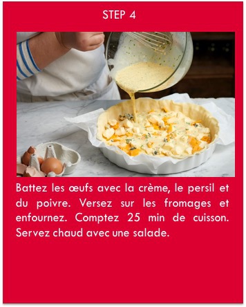 battre les oeufs avec la crème, le persil et du poivre