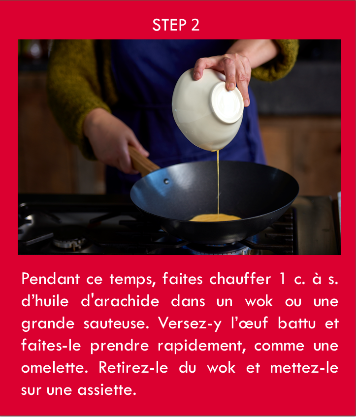 Step 2 : Riz sauté "Terre et Mer"