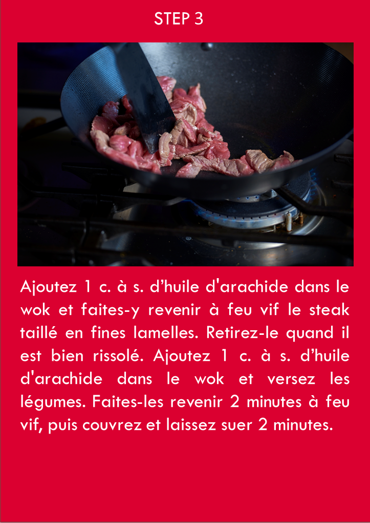 Step 3 : Riz sauté "Terre et Mer"