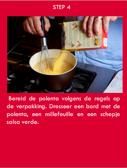 Bereid de polenta