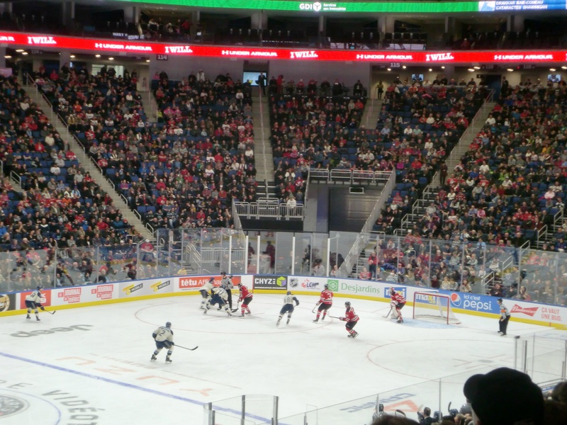 Match de Hockey au stade Vidéotron