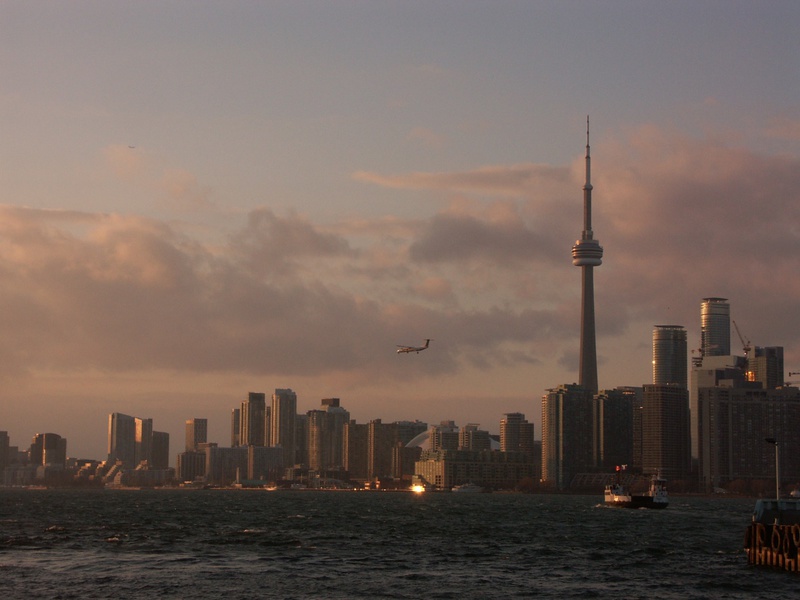 Coucher de soleil sur Toronto