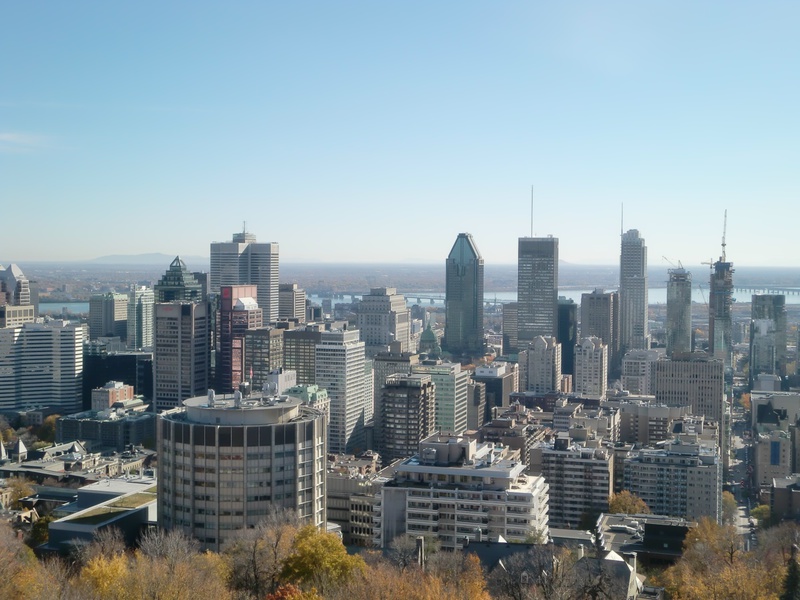 Vue panoramique de Montréal