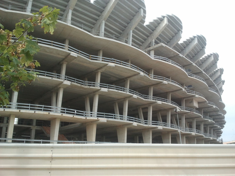 Nou Mestalla en Construction