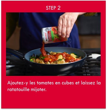 step 2 ajoutez les tomates en cube