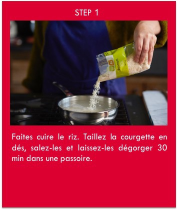 faites cuire le riz