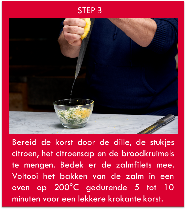 Recept voor op kot: Zalm in korst met stoemp