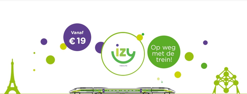 Goedkoop naar Parijs met Izy