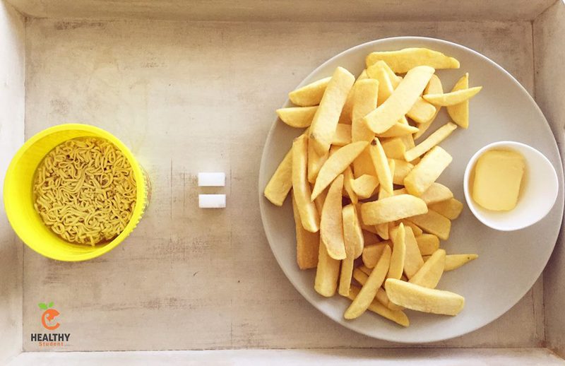 Comparaison Frites Noodles - Healthy Student